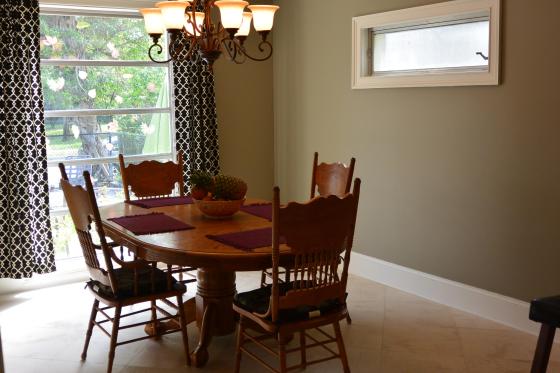 casual dining area